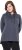 Ulla Popken Lettering GLOWING Hoodie Asphalt Grey - Tiskana majica za žene - 