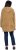 Ulla Popken Tiered Flounce Panel Zip Up Hoodie Mocha Brown - Puloveri & dukserice - 