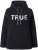 Ulla Popken TRUE Lettering Hoodie Black - Puloveri & dukserice - 