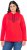 Ulla Popken TRUE Lettering Hoodie Neon Red - Puloveri & dukserice - 