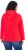 Ulla Popken TRUE Lettering Hoodie Neon Red - Puloveri & dukserice - 