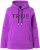 Ulla Popken TRUE Lettering Hoodie Neon Red - Puloveri & dukserice - 