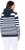 Ulla Popken Oversized Striped Long Sleeve Hoodie Ink Blue - Puloveri & dukserice - 