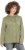 Ulla Popken Mixed Texture Button Down Hoodie Pond Green - Puloveri & dukserice - 