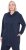 Ulla Popken Contrast Piping Zip-Up Hoodie Navy - Puloveri & dukserice - 