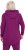 Ulla Popken Contrast Piping Zip-Up Hoodie Pink Berry - Puloveri & dukserice - 