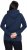 Ulla Popken Relaxed Fit Long Sleeve Hoodie Navy - Puloveri & dukserice - 