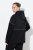 Ulla Popken Mix Fabric Reflective Trim Zip Hoodie Black - Puloveri & dukserice - Udobne dukserice, hoodice i pletenina