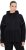 Ulla Popken Mix Fabric Reflective Trim Zip Hoodie Black - Puloveri & dukserice - 