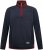 Duke Leicester Quarter Neck Fleece Sweatshirt Navy TALL - TALL puloveri - 