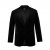 JP1880 Jacket Velvet Business Smoking Black - Odijela - Muška Odijela Veliki Brojevi