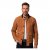 JP1880 Jacket Leather Lamb Nappa Brown - Jakne - Muške Jakne Veliki Brojevi
