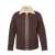 JP1880 Leather Jacket Genuine Lamb Nappa - Jakne - Muške Jakne Veliki Brojevi
