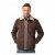 JP1880 Leather Jacket Genuine Lamb Nappa - Jakne - Muške Jakne Veliki Brojevi