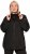 Ulla Popken Lightweight Rain Jacket Black - Jakne - 