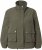 Ulla Popken Cargo Style Elastic Hem Jacket Olive Grey - Jakne - 
