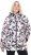 Ulla Popken HYPRAR Water-Repellent Allover Print Jacket Pale Beige - Jakne - 