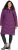 Ulla Popken HYPRAR Longline Water Repellent Jacket Plum - Jakne - 