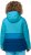 Ulla Popken HYPRAR Colorblock Fully Lined Ski Jacket Bright Turquoise - Jakne - 