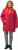 Ulla Popken HYPRAR Triple Function Contrast Trim Quilted Lining Jacket Salsa Red - Jakne - 
