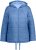 Ulla Popken Reversible Butterfly Print Fully Lined Quilted Jacket Blue Denim - Jakne - 