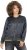 Ulla Popken Reversible Leopard Print College Collar Jacket Olive Grey - Jakne - 