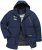 JAY-PI Warm Quilted Parka Dual Function, Wind and Water Repellant Navy - Jakne - Muške Jakne Veliki Brojevi