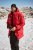 JAY-PI Warm Quilted Parka Dual Function Windproof and Water Repellent Red - Jakne - Muške Jakne Veliki Brojevi