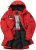 JAY-PI Warm Quilted Parka Dual Function Windproof and Water Repellent Red - Jakne - Muške Jakne Veliki Brojevi