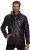 JP1880 Jacket Nappa Lamb Leather Black - Jakne - Muške Jakne Veliki Brojevi