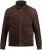JP1880 Leather Jacket Goat Suede Espresso Brown - Jakne - Muške Jakne Veliki Brojevi