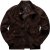 JP1880 Leather Jacket Goat Suede Espresso Brown - Jakne - Muške Jakne Veliki Brojevi