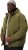 STHUGE Bomber Jacket With Hood Green - Jakne - Muške Jakne Veliki Brojevi