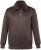 JP1880 Bomber Jacket Faux Leather Dark Brown - Jakne - Muške Jakne Veliki Brojevi