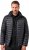 JAY-PI Lightly Quilted Jacket with a Hoodie Black - Jakne - Muške Jakne Veliki Brojevi