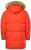 JP1880 Parka Quilted Faux Fur Hood Red - Jakne - Muške Jakne Veliki Brojevi