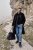 JP1880 Water-repellent Functional Coat with Wool Look Black - Jakne - Muške Jakne Veliki Brojevi