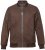 JP1880 Jacket Buffed Nubuck Lamb Leather Brown - Jakne - Muške Jakne Veliki Brojevi