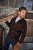 JP1880 Leather Jacket Goat Suede Shirt Collar Dark Brown - Jakne - Muške Jakne Veliki Brojevi