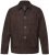 JP1880 Leather Jacket Goat Suede Shirt Collar Dark Brown - Jakne - Muške Jakne Veliki Brojevi