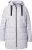 Ulla Popken HYPRAR Wave Quilted Water-Repellent Jacket Off-White - Jakne - 