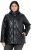 Ulla Popken Faux Leather Quilted Jacket Black - Jakne - 