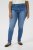 Kaffe Curve Laurina Traperice Washed/Destroyed Blue Denim - Traperice & Hlače u Velikim Veličinama – Plus Size - 