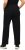 Ulla Popken Pull On Knit Straight Leg Pocket Pants Black - ODJEĆA ZA ŽENE 40-66 - 