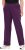 Ulla Popken Pull On Knit Straight Leg Pocket Pants Dark Blackberry - Traperice & Hlače u Velikim Veličinama – Plus Size - 