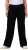 Ulla Popken Mary Fit Wide Leg Stretch Jeans Black - Traperice & Hlače u Velikim Veličinama – Plus Size - 