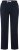 Ulla Popken Side Stripe Adjustable Drawstring Waist Joggers Navy - Traperice & Hlače u Velikim Veličinama – Plus Size - 