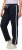 Ulla Popken Side Stripe Adjustable Drawstring Waist Joggers Navy - Traperice & Hlače u Velikim Veličinama – Plus Size - 