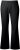 Ulla Popken Bengaline Elastic Waist Thermal Pants Black - Traperice & Hlače u Velikim Veličinama – Plus Size - 