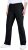 Ulla Popken Bengaline Elastic Waist Thermal Pants Black - Traperice & Hlače u Velikim Veličinama – Plus Size - 